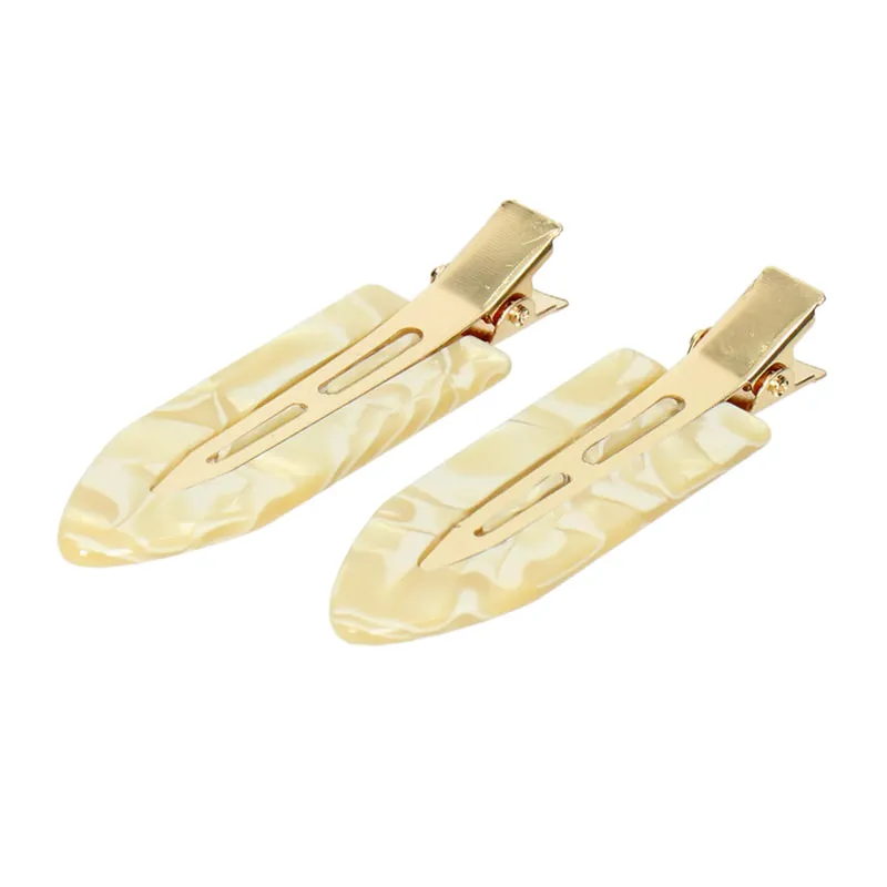 Hair Clip Leaf Beige Set