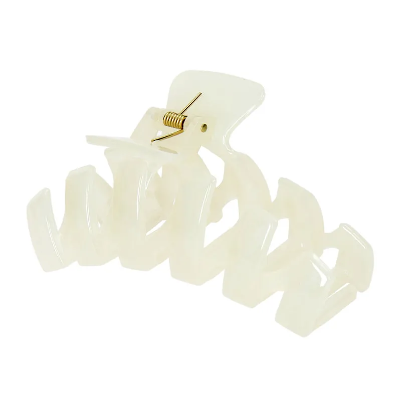 Hair Clip Shark White