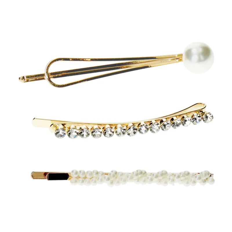 Hair Clip With Pearls Set