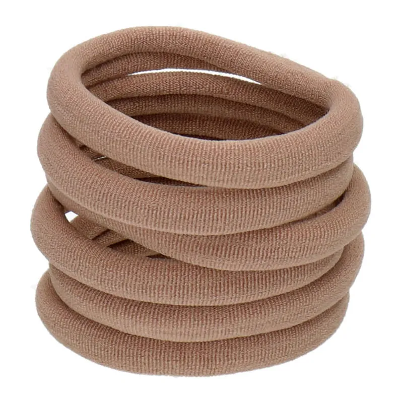 Hair Elastics Beige