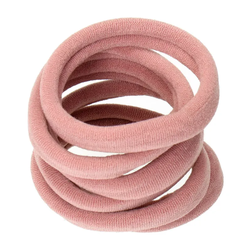Hair Elastics Set Pink