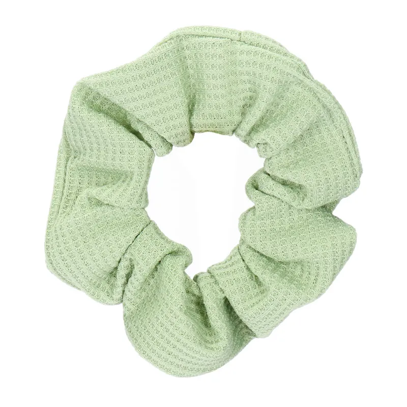 Hair Scrunchie Cotton Green