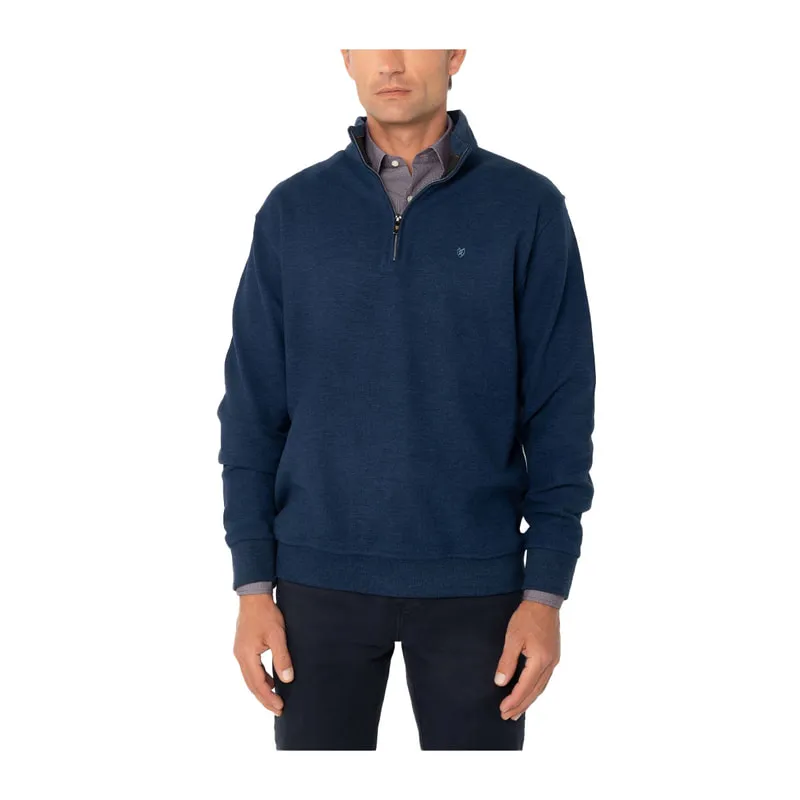Sweatshirt with a half zip at the neck