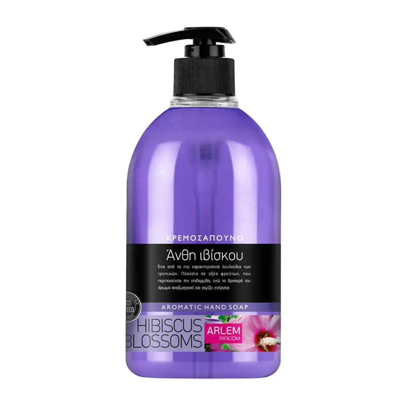 Hand Soap Pump Hibiscus Blossoms