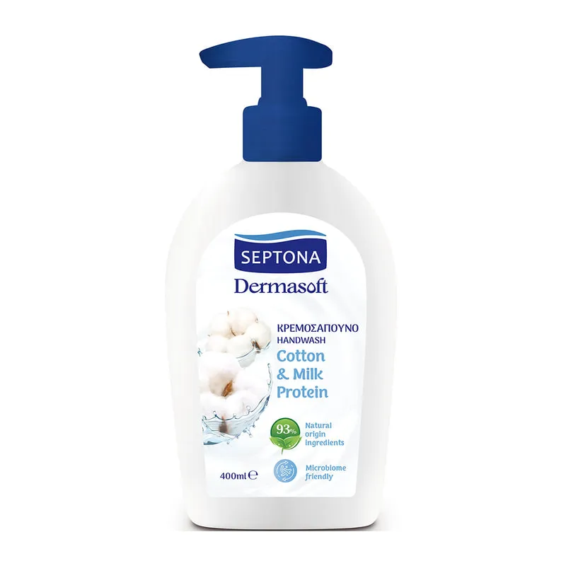 Handwash Dermasoft Cotton & Milk protein