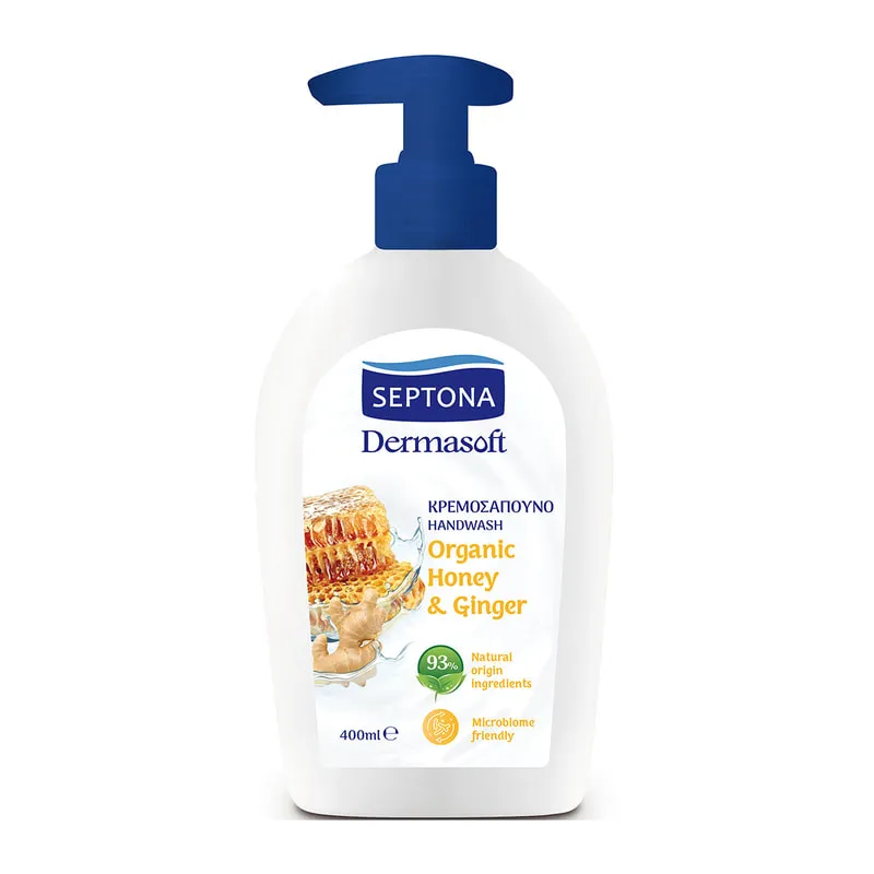 Handwash Dermasoft Organic Honey & Ginger