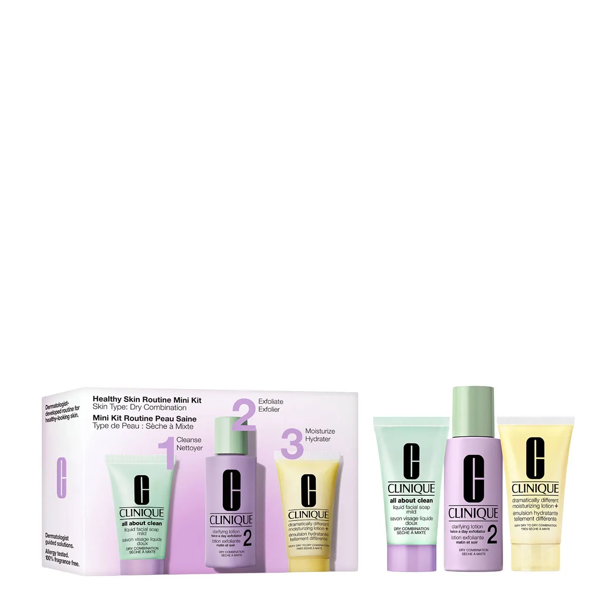 Healthy Skin Routine: Mini 3-Step Kit For Dry Skin