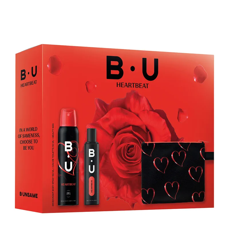Heartbeat Eau De Toilette, Deodorant Spray & Beauty Bag