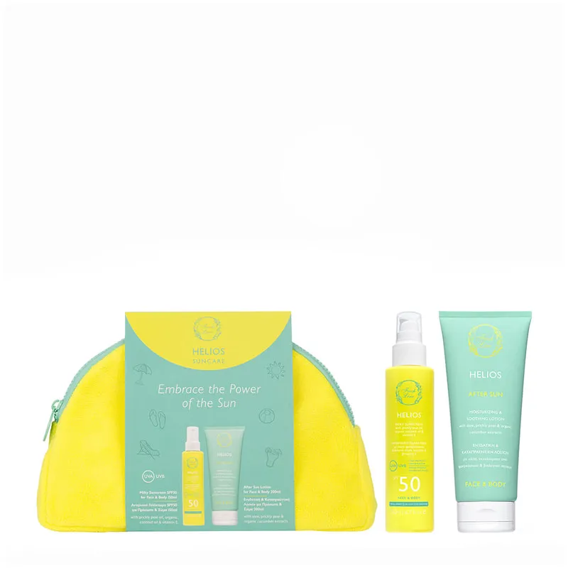 Helios Σετ Αντηλιακής Προστασίας Milky Spf50 & After Sun