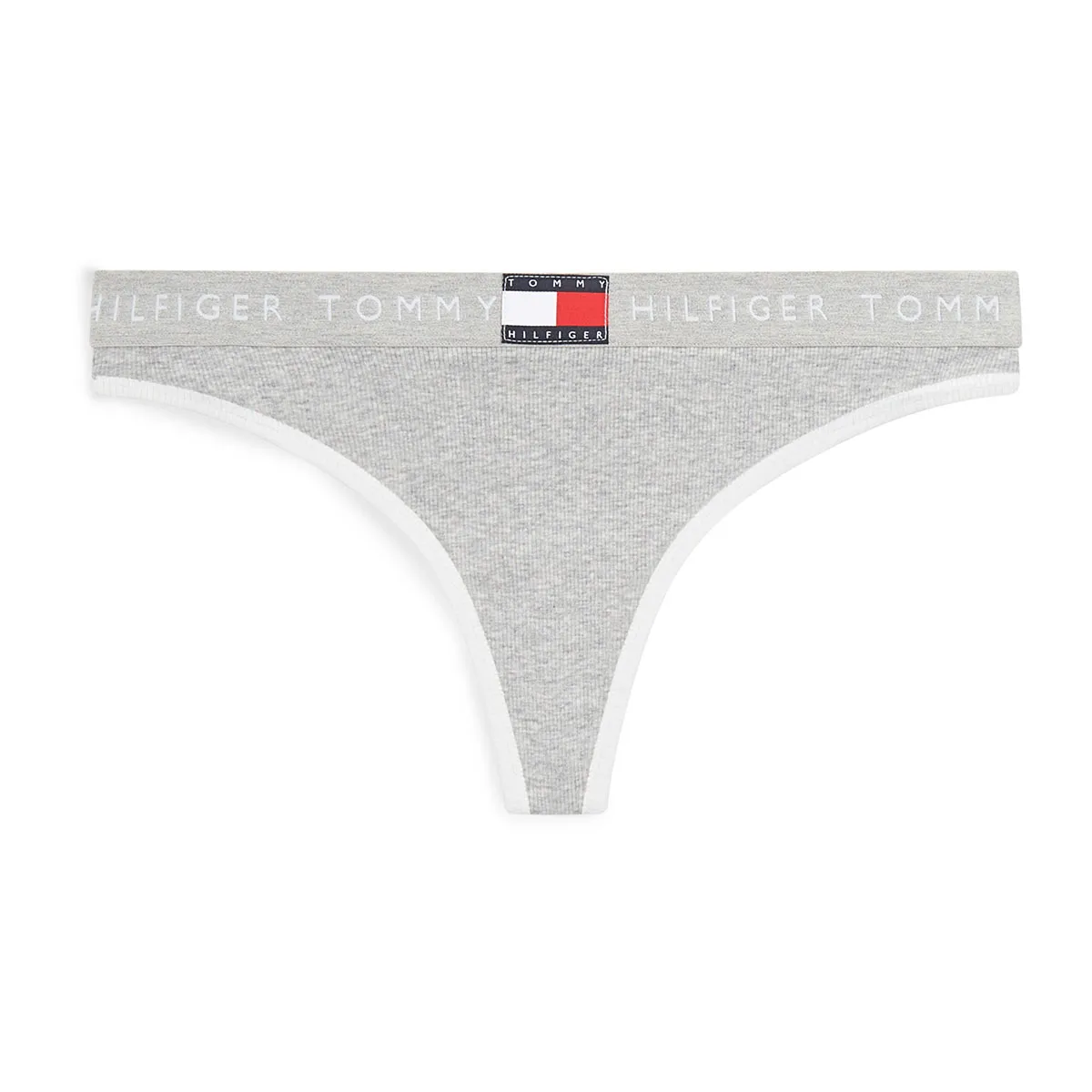 Heritage logo ribbed thong