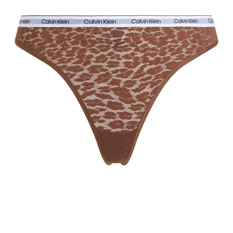 High leg thong