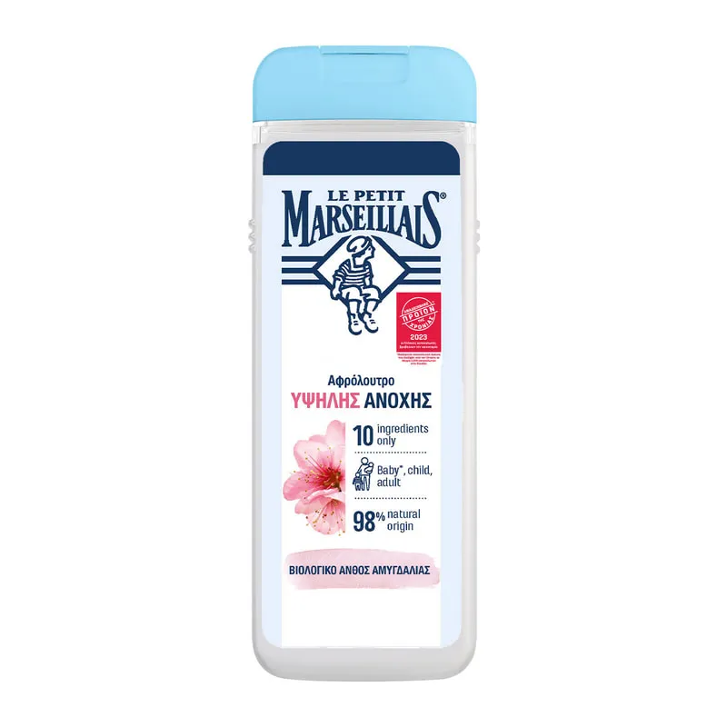 High Tolerance Shower Gel with Organic Almond Blossom