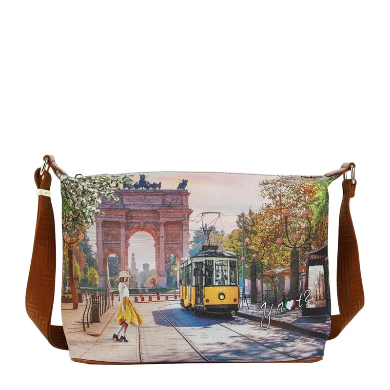 Stampa Citt? hobo bag