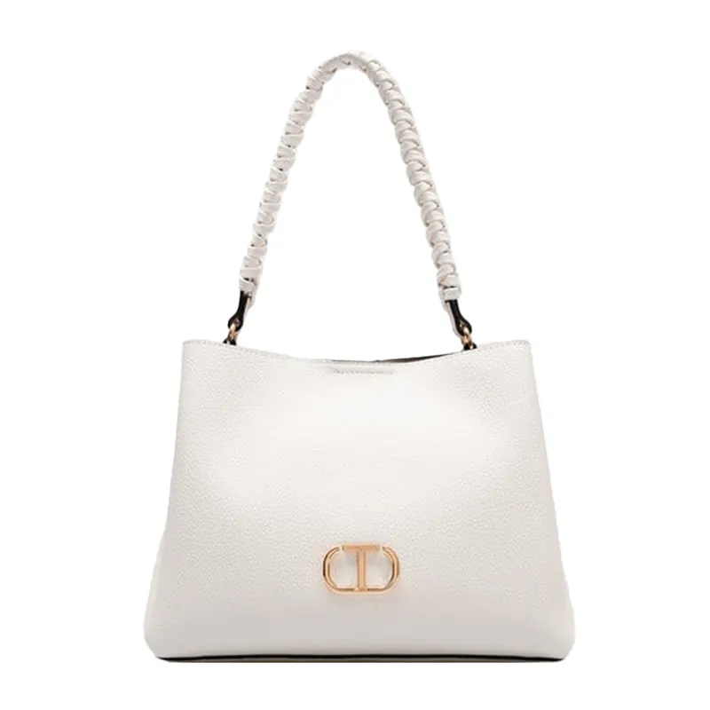 Hobo handbag with braided handle