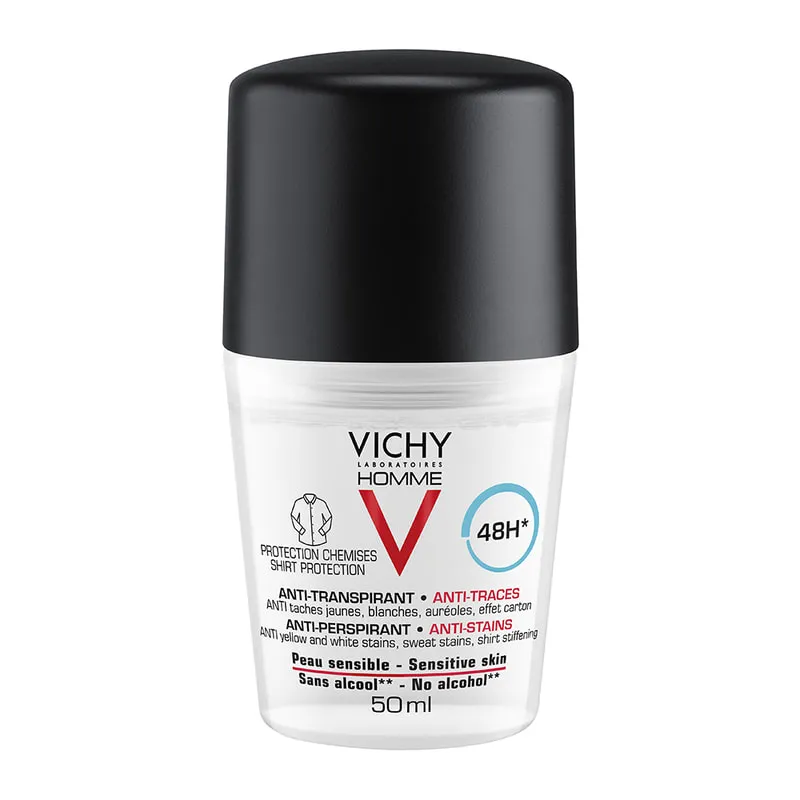Homme 48h 'No Trace' Deodorant Roll-on