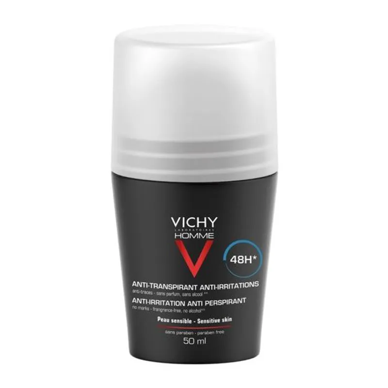 Homme 48h Sensitive Skin Deodorant Roll-On