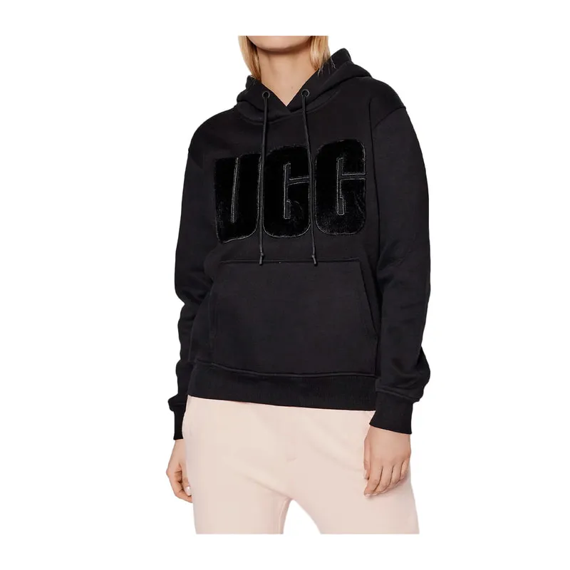 Rey Fuzzy Logo Hoodie