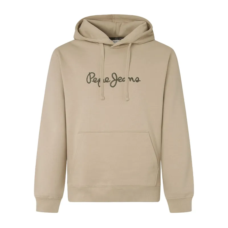 Hoodie with embroidered logo