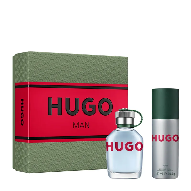 Hugo Man Eau De Toilette & Deodorant Spray