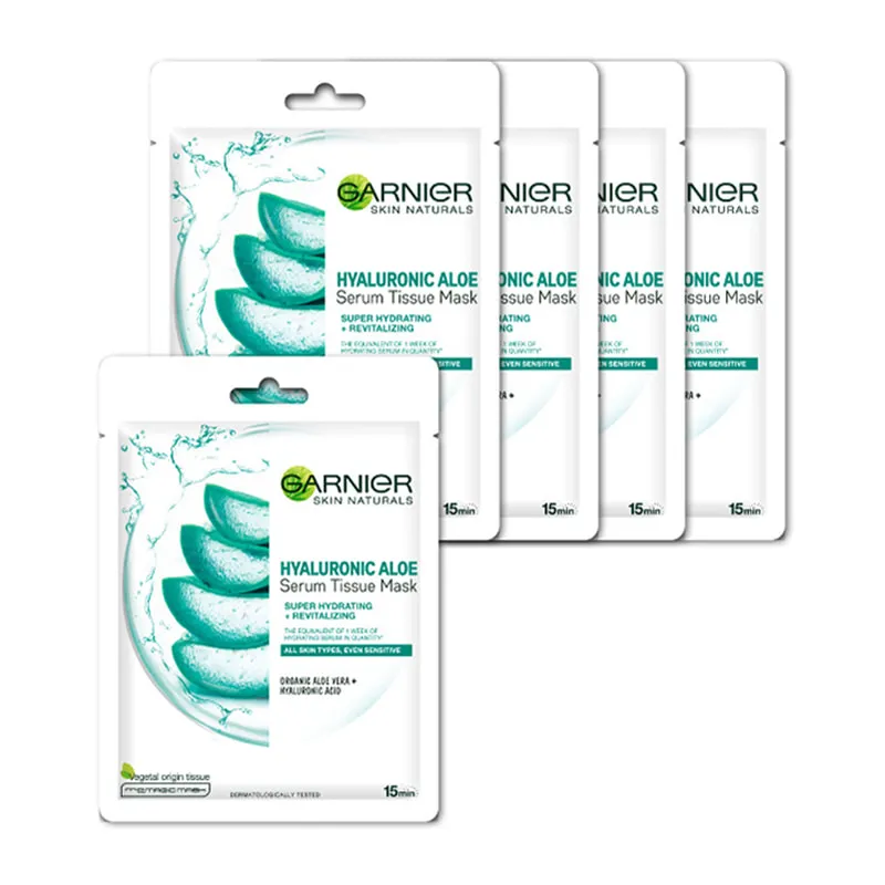 Hyaluronic Aloe Value Pack x5 Hydration Tissue Masks