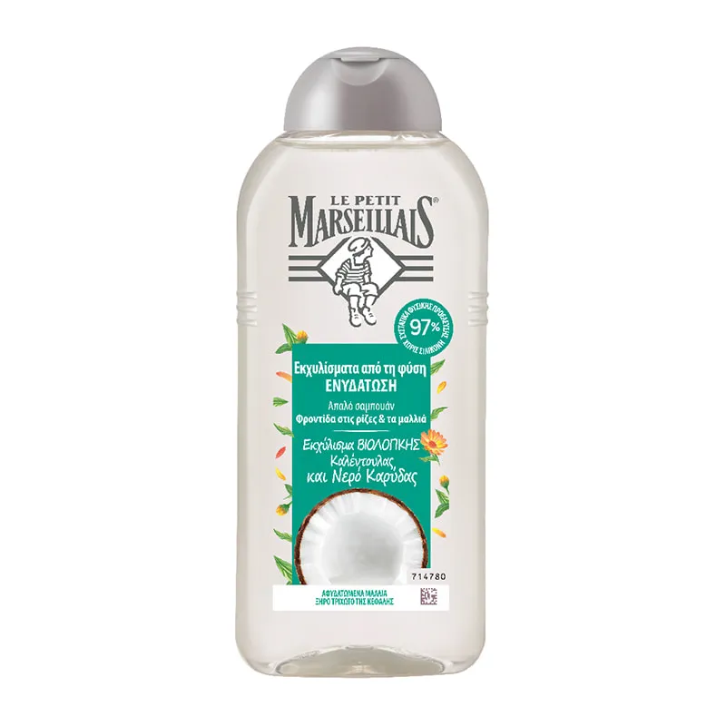Hydration Shampoo With Organic Calendula Infusion And Organic Coconut Water