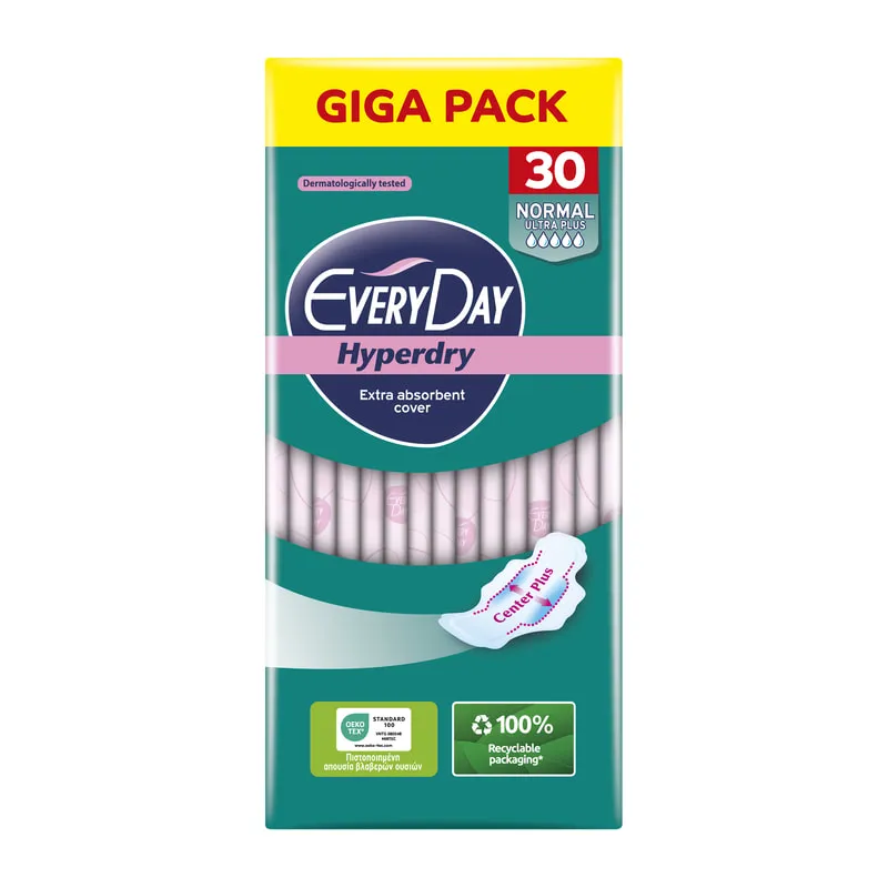 Σερβιέτες Hyperdry Normal Ultra Plus Giga Pack