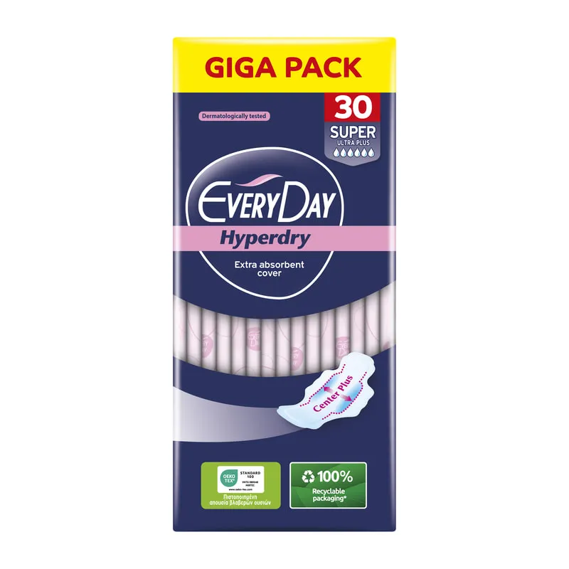 Σερβιέτες Hyperdry Super Ultra Plus Giga Pack