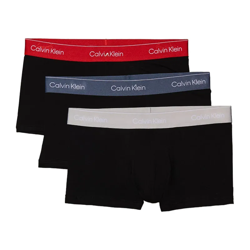 Icon cotton stretch χαμηλόμεσα μπόξερ 3 pack