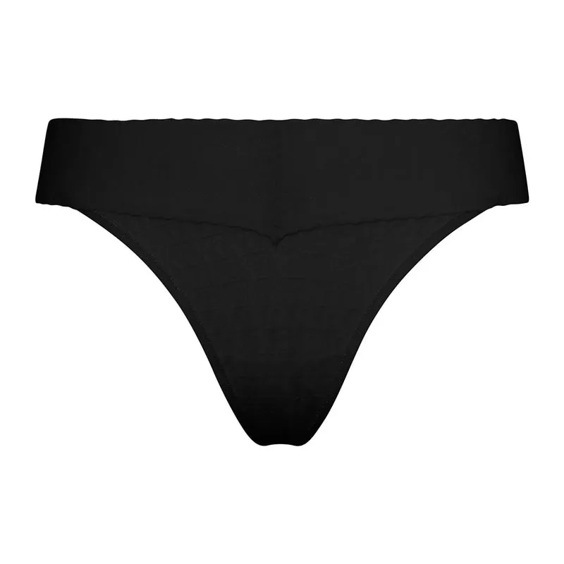 Icon logo lace low rise thong