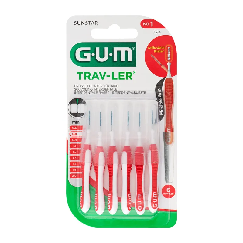 Interdental Brush 1314 Trav-Ler 0,8 mm