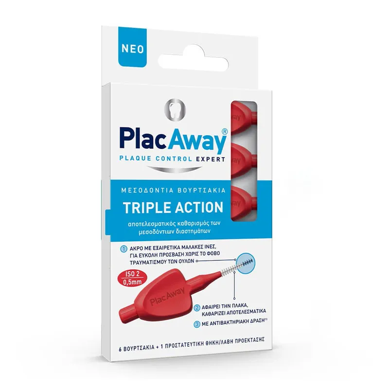 Interdental Brushes Triple Action 0.5mm