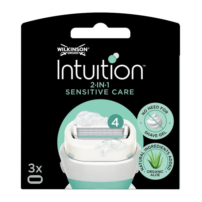 Intuition 2-in-1 Sensitive Care Women's Razor Blades Refill