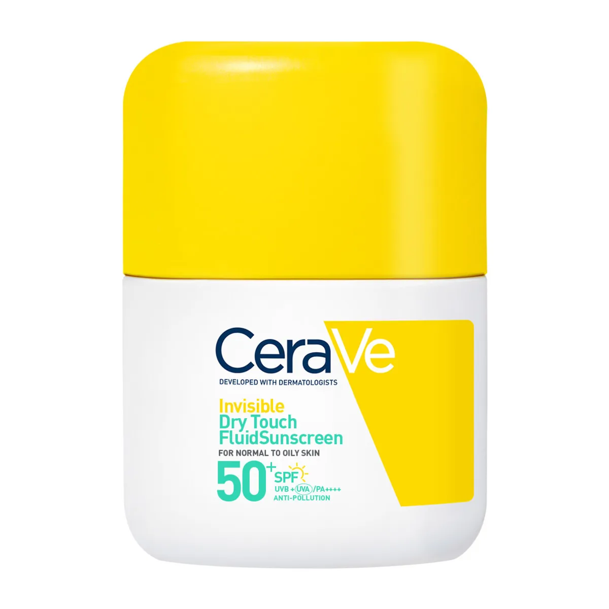 Invisible Dry Touch Fluid Sunscreen Spf 50 For Normal To Oily Skin With 3 Essential Ceramides