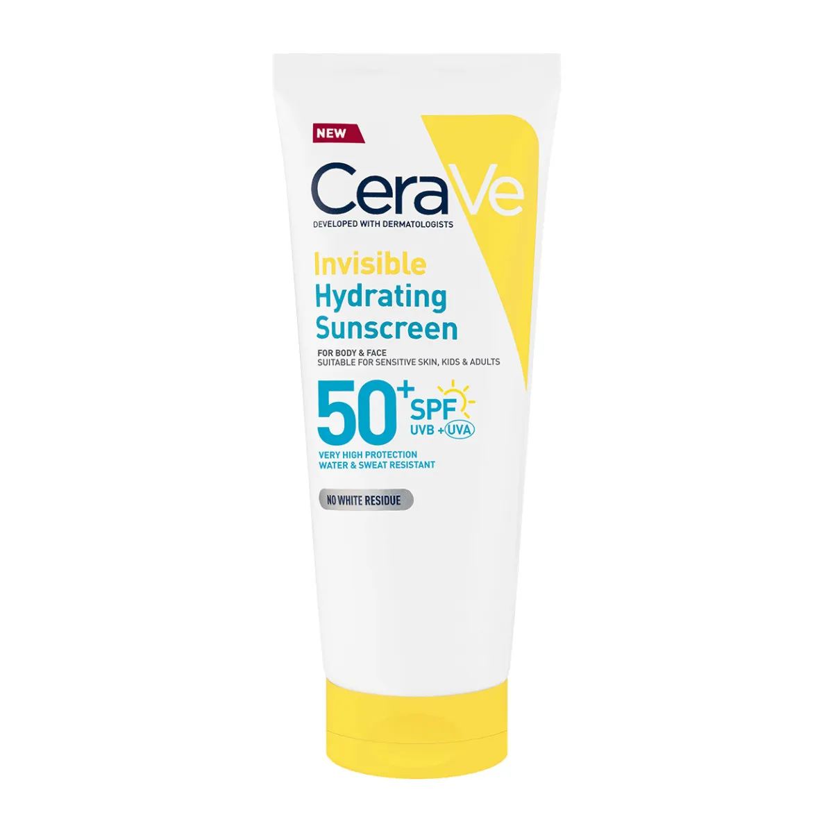 Invisible Hydrating Sunscreen Spf 50 For Body, Face, & All Skin Types With 3 Essential Ceramides 75 Ml