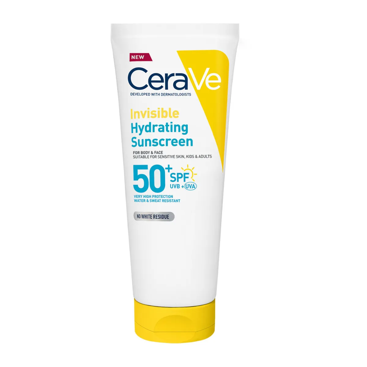 Invisible Hydrating Sunscreen Spf50+ For Face & Body