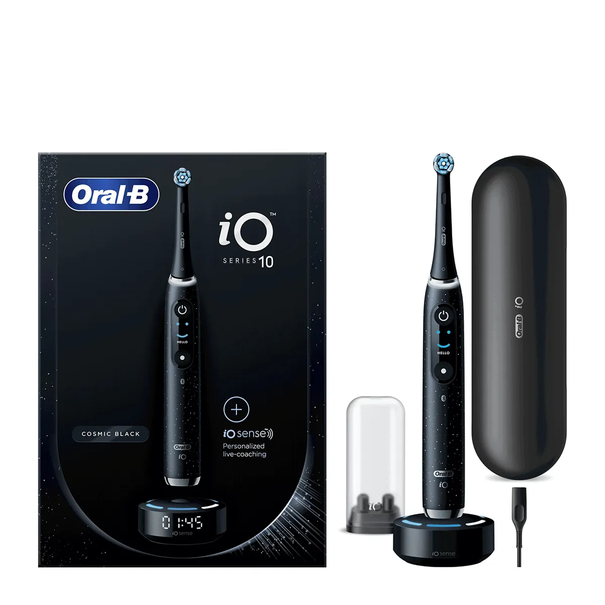 iO Series 10 Electric Toothbrush Magnetic Cosmic Black