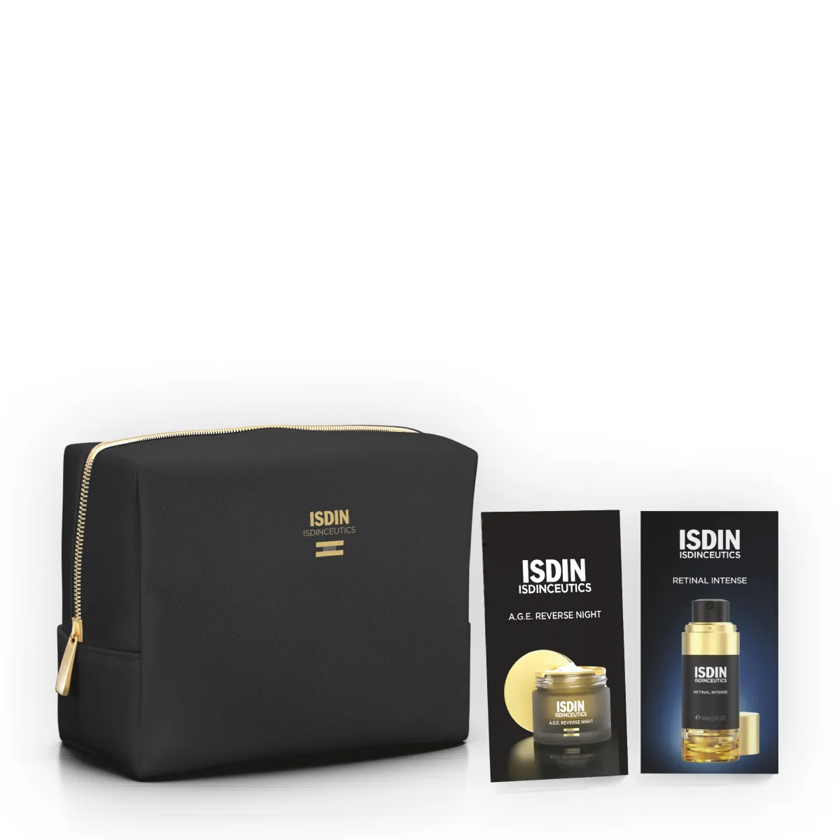 Isdin Black Pouch & 2 Samples - Free Gift