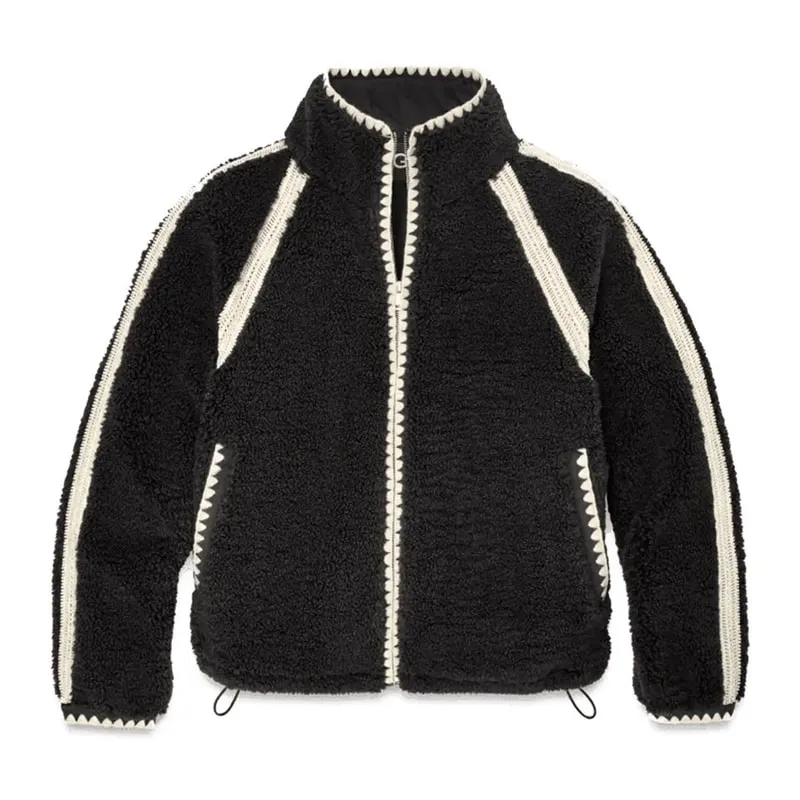 Nikia Crochet velvet jacket