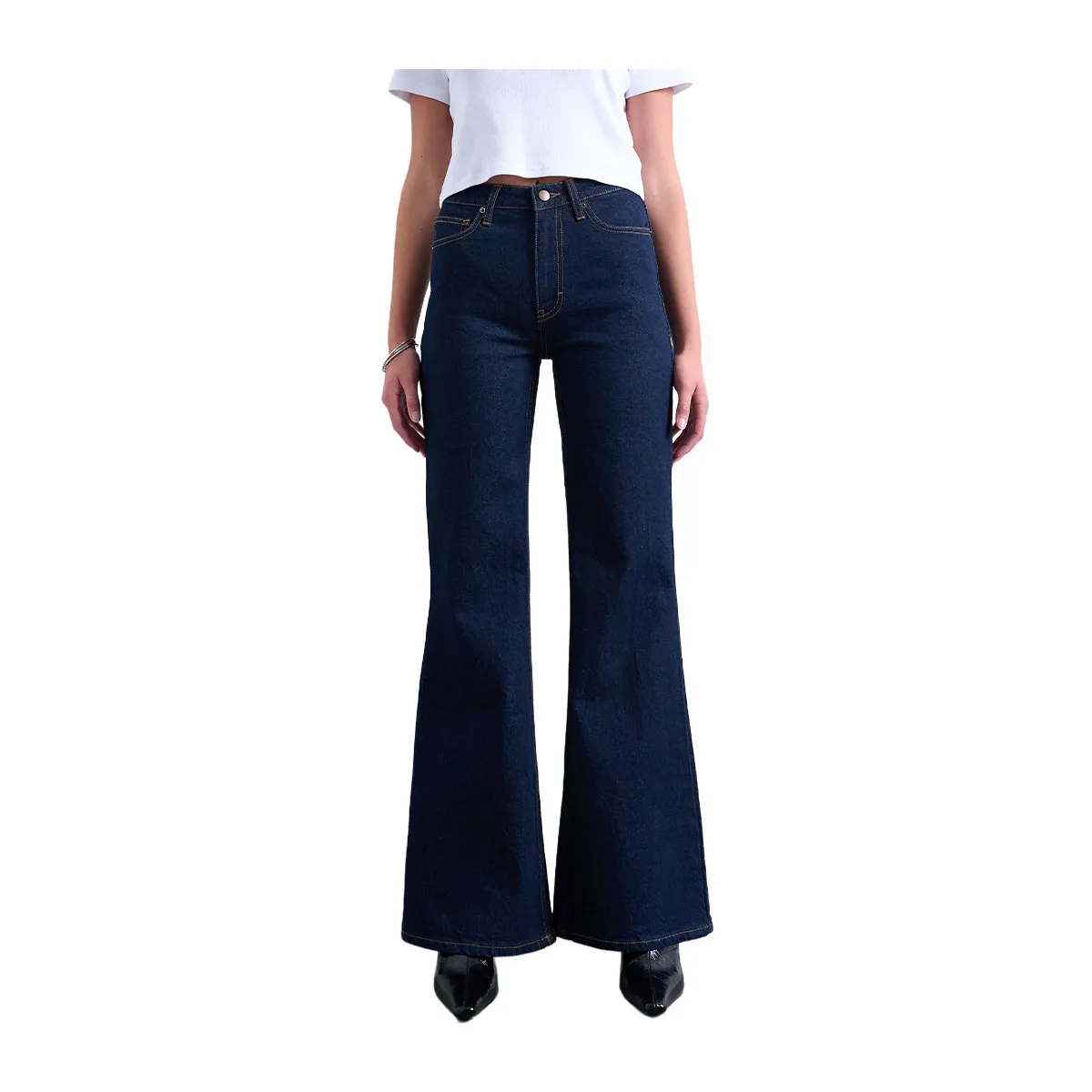 Γυναικείο jean παντελόνι flared fit
