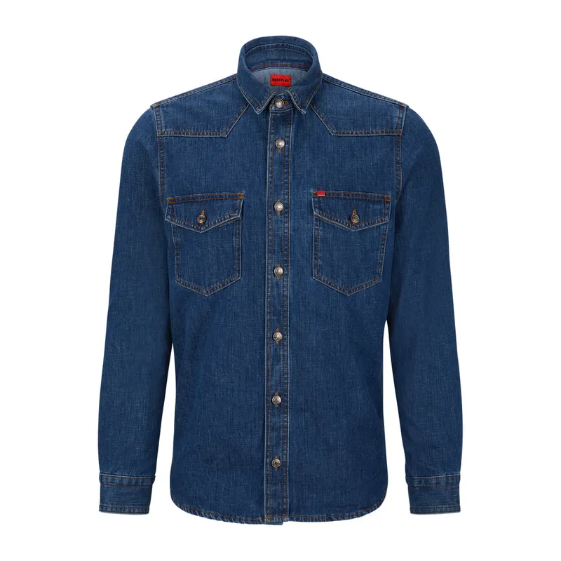 Jean πουκάμισο relaxed fit