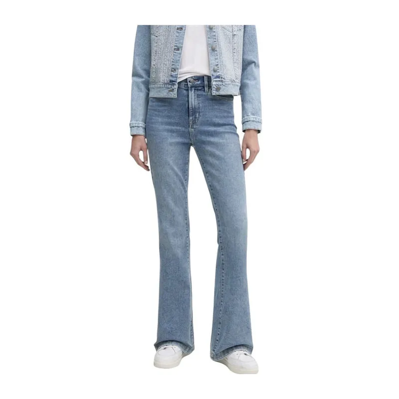 Womens high-waisted jean pants