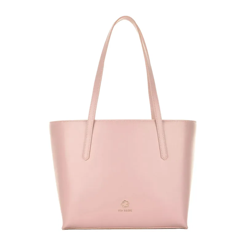 Jorjina flower eyelet small shopper bag