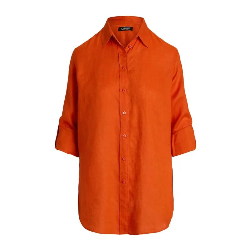 KARRIE womens linen shirt