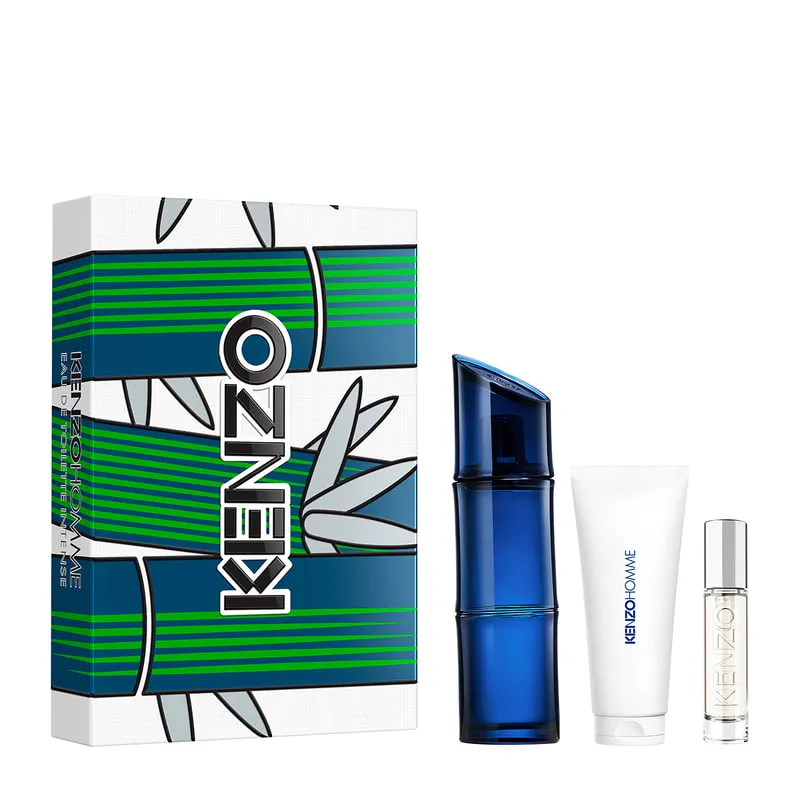 Kenzo Homme Eau De Toilette Set Intense
