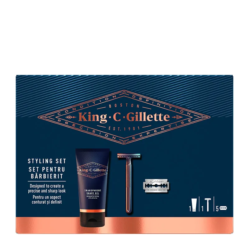 King C. Gillette Ανδρικό Σετ Δώρου για το Styling στα Γένια