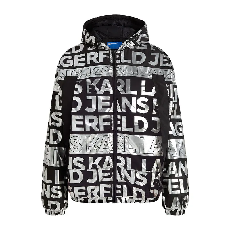 KLJ all-over logo jacket