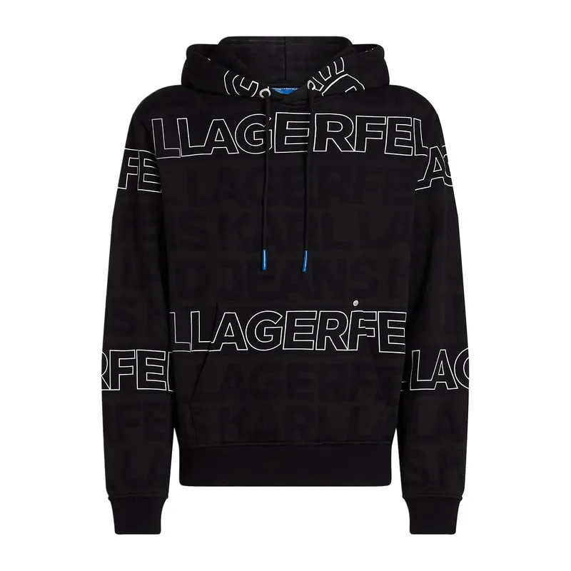 Sweatshirt with KLJ logo design all-over