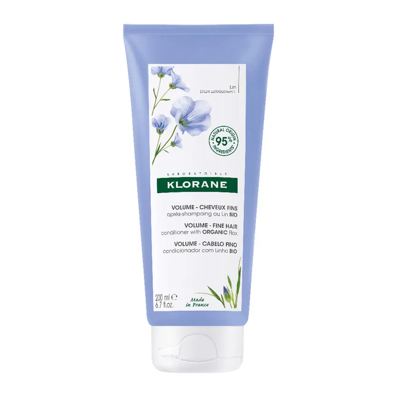 Klorane Conditioner with Organic Flax  Volume - Fine Hair
