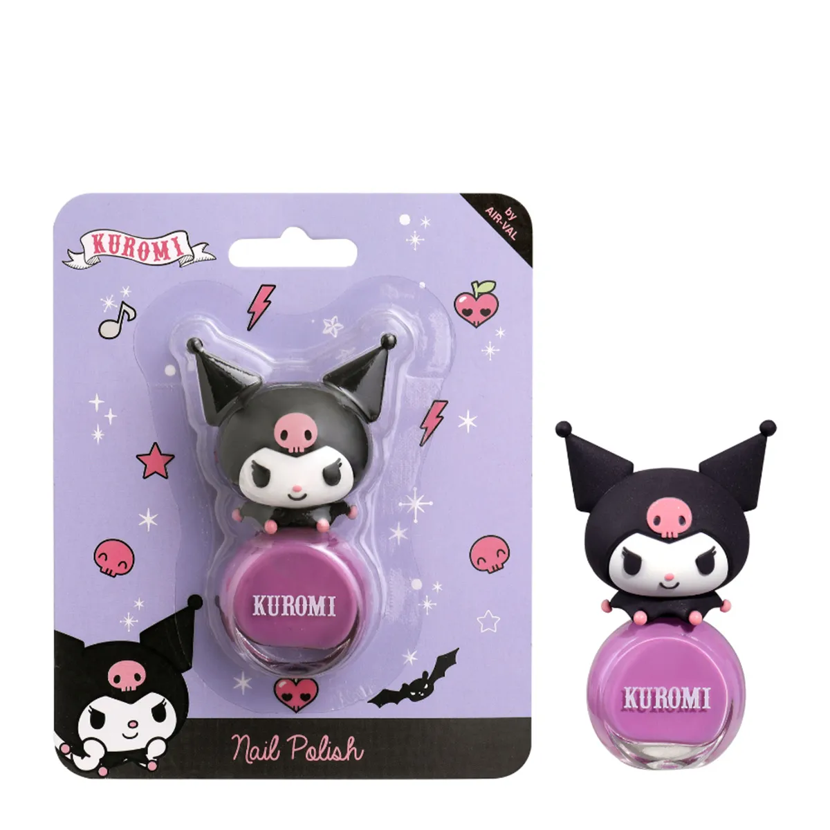 Kuromi Nail Polish Purple