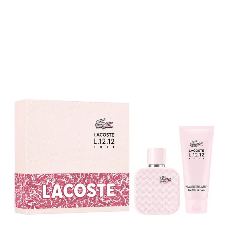 Lacoste Set L.12.12 Rose Eau de Parfum & Body Lotion